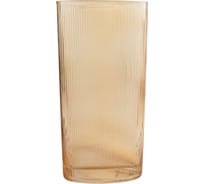 Ваза для цветов Akvali Капля, серая, стекло HVA0733AA-B