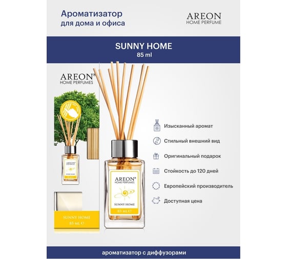 Ароматизатор для дома Areon Солнечный дом, 85 мл 704-PS-01