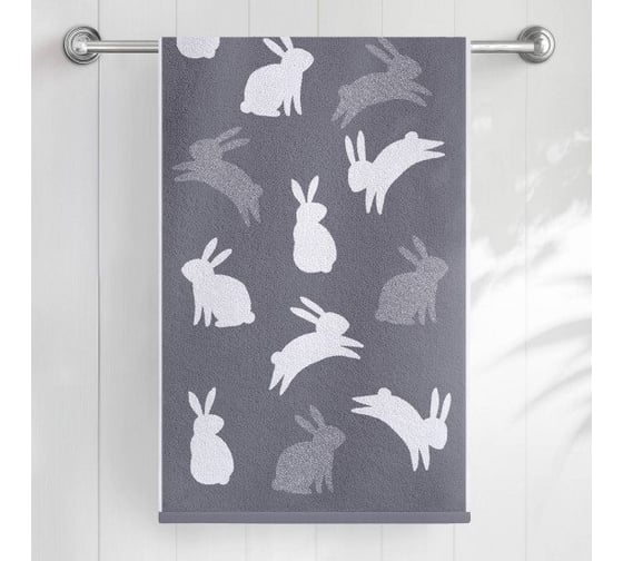 Полотенце Самойловский Текстиль 70/140 Зайцы 783495 1