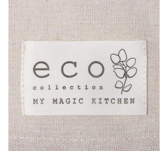 Полотенце Доляна My magic kitchen 35x60±2см, 100% хлопок, рогожка 160 г/м2 10255553