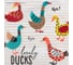 Кухонное полотенце Доляна Lovely Ducks 35x60 см, 100% хлопок, 160 г/м2 4136463 4