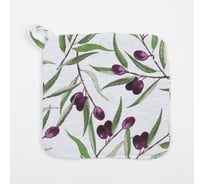 Прихватка Доляна Olives 19x19 см, 100% хлопок, ватин 250 г/м2 9215878