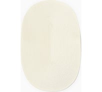 Сервировочная салфетка Доляна Овал, молочный, 45х30 см 9954055