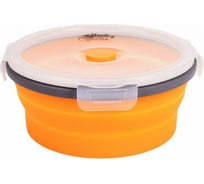 Складной контейнер Tramp с крышкой-защелкой, 800 мл, оранжевый TRC-0871