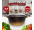 Кастрюля OMS collection со стеклянной крышкой 28x13 см 6.95 л с антипригарным покрытием, черный/золотой 3110.01.02-28-Gd 3