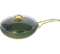 Сковорода OMS collection с крышкой с антипригарным покрытием, размер: 28x7 см 3.5 л, оливковый 3241-GL-28-OLV