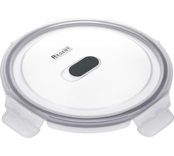 Контейнер стеклянный герметичный Regent inox круглый, 0.95 л, Linea Desco 93-DE-CA-21-950