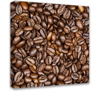 Картина на холсте Симфония Кофейные зерна 30x30 см 1-004