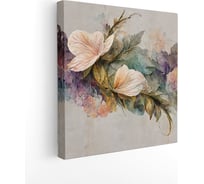 Картина на холсте Симфония Орхидея 30x30 см 1-166