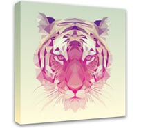 Картина на холсте Симфония Тигр 30x30 см 1-021