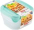 Набор контейнеров для СВЧ CURVER FRESH and GO 3x0.8 л, мята 08559-X51-00 6