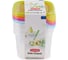 Набор контейнеров для СВЧ CURVER FRESH and GO mix/прозрачный, 4 шт., 0.45 л 08046-999-00 4
