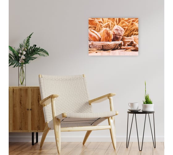 Картина на холсте Симфония Хлебная корзинка 40x50 см 1-061