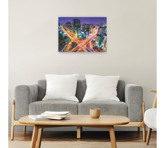 Картина на холсте Симфония Траффик 40x50 см 1-060