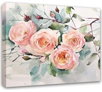 Картина на холсте Симфония Куст роз 40x50 см 1-069