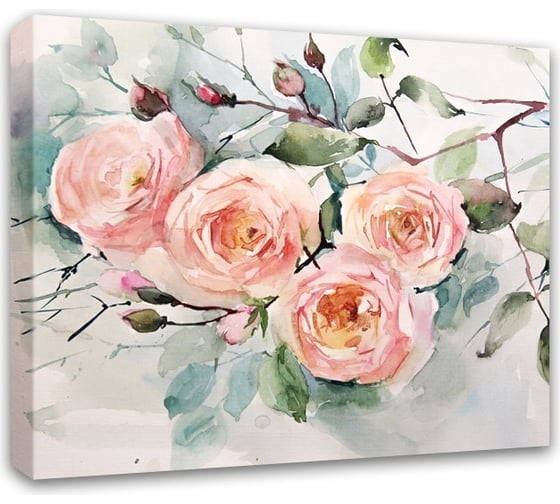 Картина на холсте Симфония Куст роз 40x50 см 1-069 1