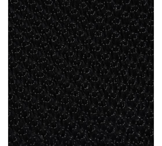 Коврик-дорожка Vortex 0,90x15 м, ТРАВКА, на противоскользящей основе, черный, рулон (м.п.) 22475