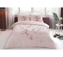 Комплект постельного белья TAC SATEN 1,5 сп MARTHA, розовый 3255-01511