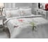 Комплект постельного белья TAC SATIN DELUX евро NICOLE, розовый 4245-30164 1
