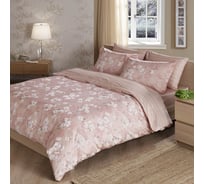 Комплект постельного белья TAC SATIN DELUX евро SHADOW, розовый 4245-84271