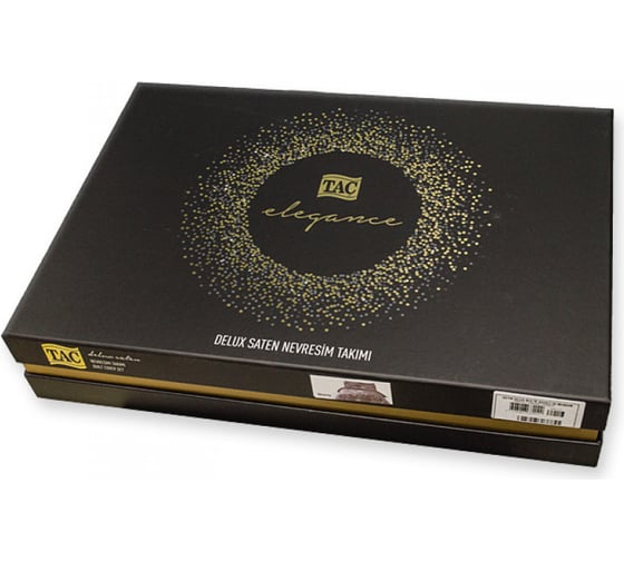 Комплект постельного белья TAC SATIN DELUX евро SHADOW, розовый 4245-84271