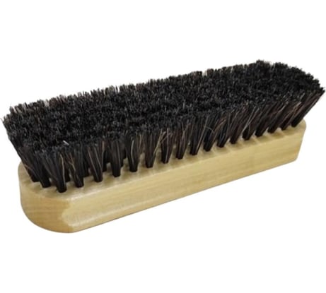 Щетка обувная ВУКЩФ малая "Эконом", конский волос, 140x38x43 мм 1с7э