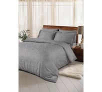 Комплект постельного белья TAC JAKAR евро BRINLEY, антрацит 4141-66684