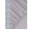Простыня на резинке Ecotex ПРСС16 Моноспейс сатин, 160x200x23, темно-серая 4680088205359 2