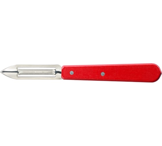 Нож для чистки овощей Opinel № 115, деревян. рукоять, нерж. сталь, красный, коробка, 002135