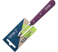 Нож для чистки овощей Opinel № 115, деревянная рукоять, нержавеющая сталь, сливовый, блистер, 001929