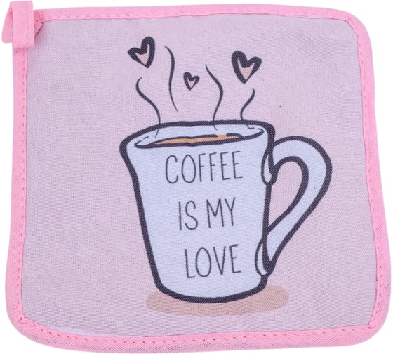 Набор кухонный Доляна "Coffee" прихватка, подставка под горячее 5599473