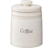 Банка для кофе Tkano белого цвета Kitchen Spirit, 820 мл TK22-TW_JAR0001