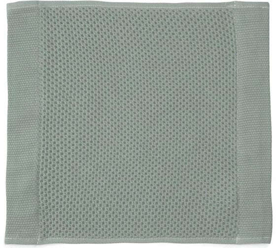 Полотенце для лица вафельное Tkano цвета шалфея Essential, 30x30 см TK23-FT0004