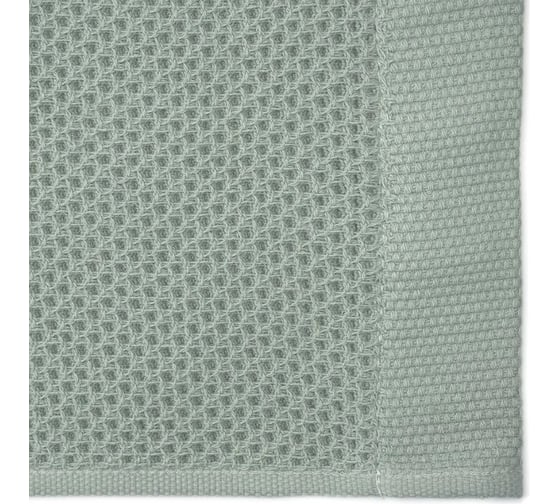 Полотенце для лица вафельное Tkano цвета шалфея Essential, 30x30 см TK23-FT0004
