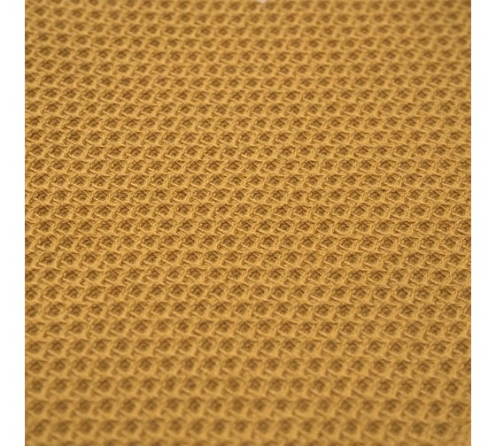 Полотенце для лица вафельное Tkano цвета карри Essential, 30x30 см TK23-FT0002