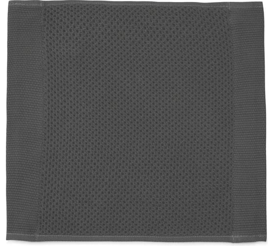 Полотенце для лица вафельное Tkano темно-серого цвета Essential, 30x30 см TK23-FT0003