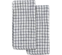 Набор из двух муслиновых полотенец Tkano с графичным дизайном Essential, 50x70 см TK22-TT0014