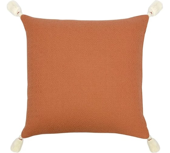 Подушка декоративная Tkano базовая Geometry терракотового цвета Ethnic, 45x45 см TK23-CU0001