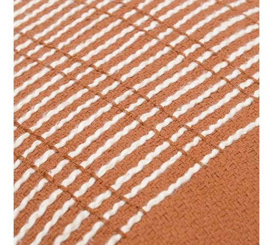 Подушка декоративная Tkano базовая Geometry терракотового цвета Ethnic, 45x45 см TK23-CU0001