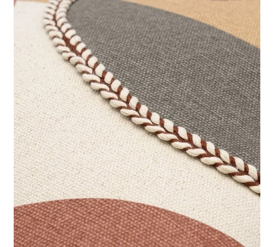 Подушка декоративная Tkano с фактурным рисунком Braids Ethnic, 45x45 см TK23-CU0005