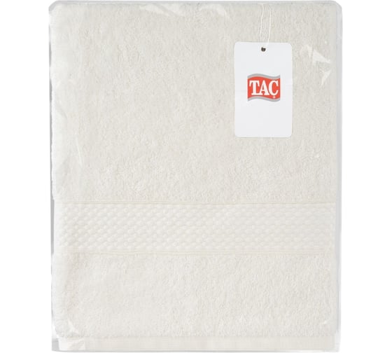 Полотенце махровое TAC DANTE, 50x90, 500 г/м2 BEYAZ, белый 1717-77873