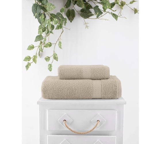 Полотенце махровое TAC DANTE, 50x90, 500 г/м2 BEIGE, бежевый 1717-77882 1