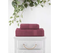 Полотенце махровое TAC DANTE, 70x140, 500 г/м2 MURDUM, бордовый 1718-77886