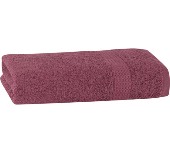 Полотенце махровое TAC DANTE, 70x140, 500 г/м2 MURDUM, бордовый 1718-77886