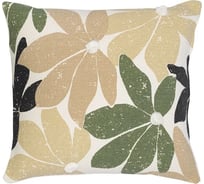 Подушка декоративная Tkano с фактурным рисунком Flowers Ethnic, 45x45 см TK23-CU0010