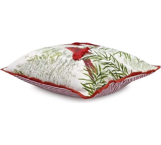Подушка декоративная Tkano с рисунком Northern cardinal New Year Essential, 45x45 см TK23-CU0013