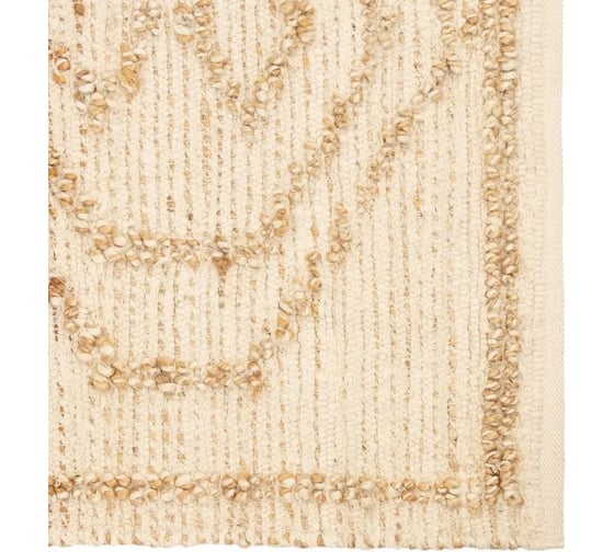 Ковер Tkano из джута и переработанного хлопка Kolkata Ethnic, 120x180 см TK23-DR0019