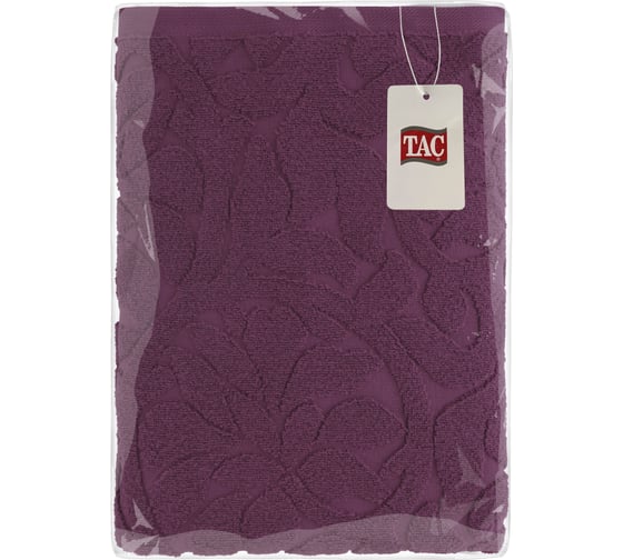 Полотенце махровое TAC FRIDA, 70x140, 420 г/м2 MOR, фиолетовый 1820-77902