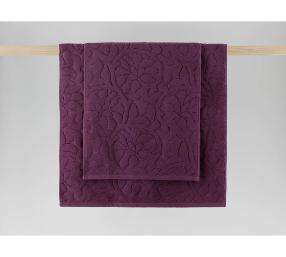 Полотенце махровое TAC FRIDA, 50x90, 420 г/м2 MOR, фиолетовый 1819-77896