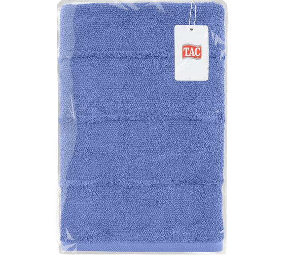 Полотенце махровое TAC GRACE, 70x140, 450 г/м2 BLUE, синий 2792-21414